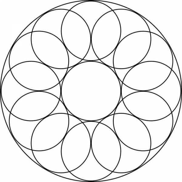 Фигуры циркулем