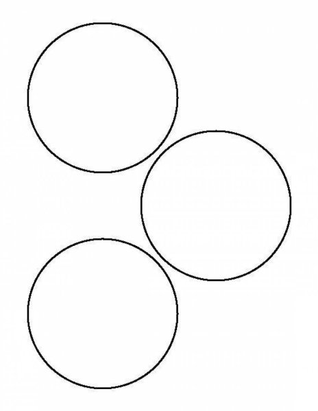 Круг раскраска