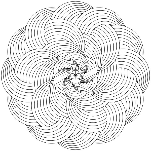 Спиралевидная Мандала