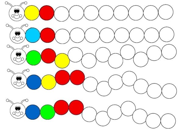 Логические бусы для дошкольников