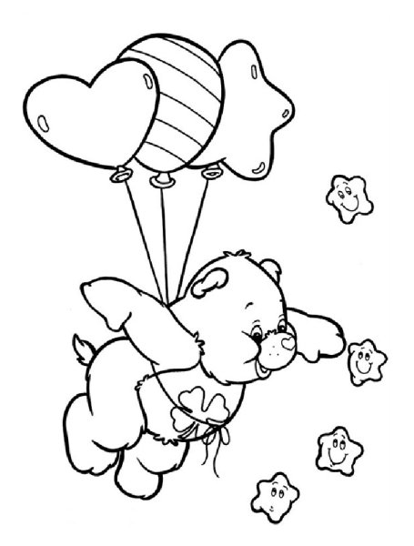 Воздушные шары раскраска для детей