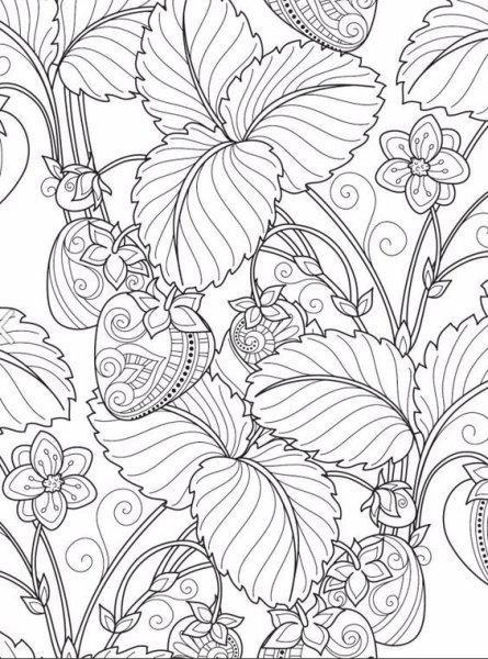 Раскраска антистресс стол