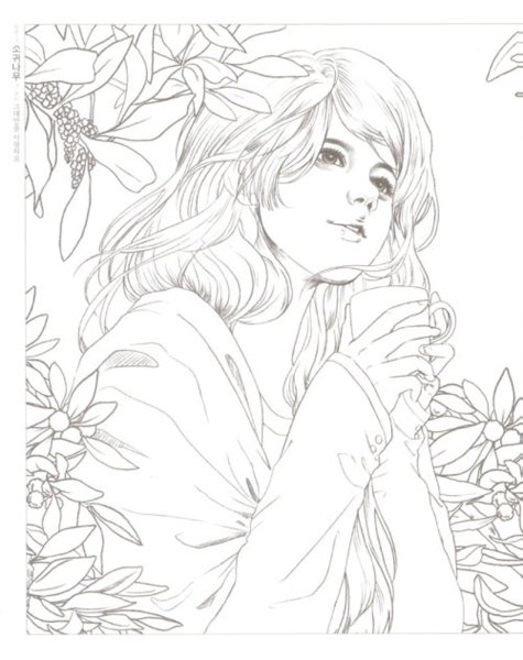 Раскраски в корейском стиле