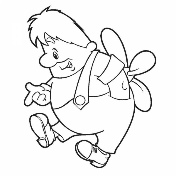 Карлсон раскраска