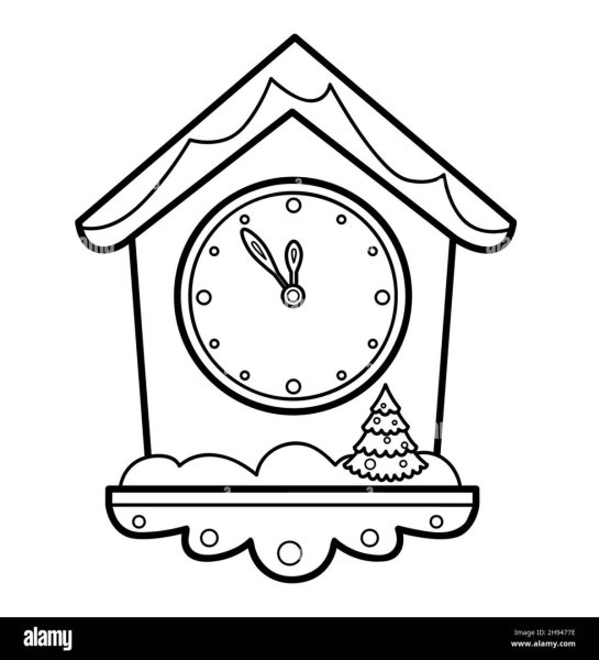 Часики для детей черно белые