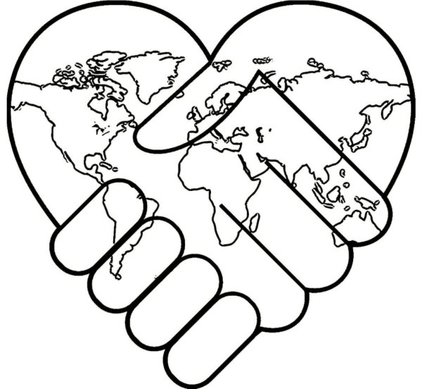 Раскраска мир