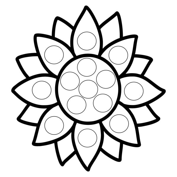 Пальчиковые раскраски шаблоны