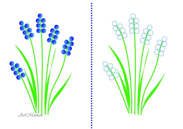 Трафареты для рисования пальчиковыми красками
