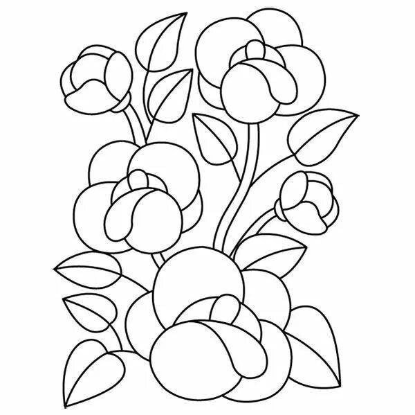 Раскраска для пластилинографии