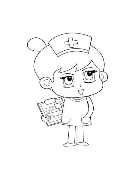 Раскраска медицина