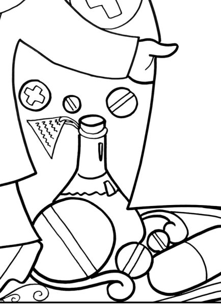 Раскраски ко Дню медика