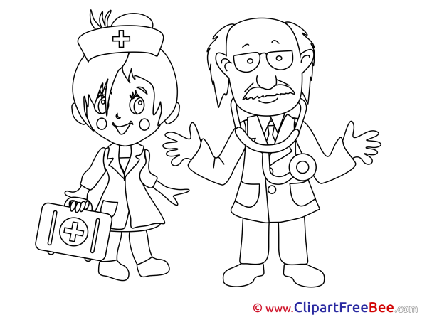 Медицина графическая картинка чб