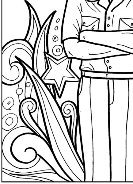 Рисунок ко Дню полиции раскраска