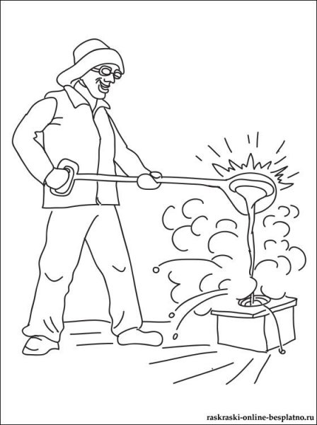 Сталевар рисунок