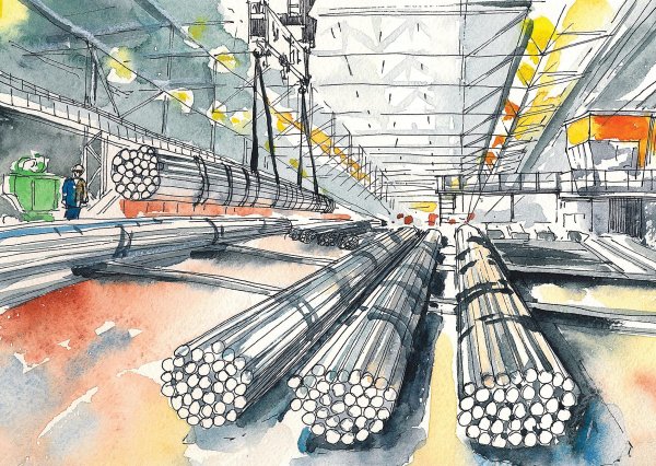 Сортопрокатный цех 2 ОЭМК