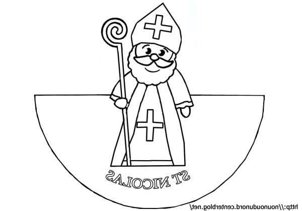 Трафарет Святого Николая