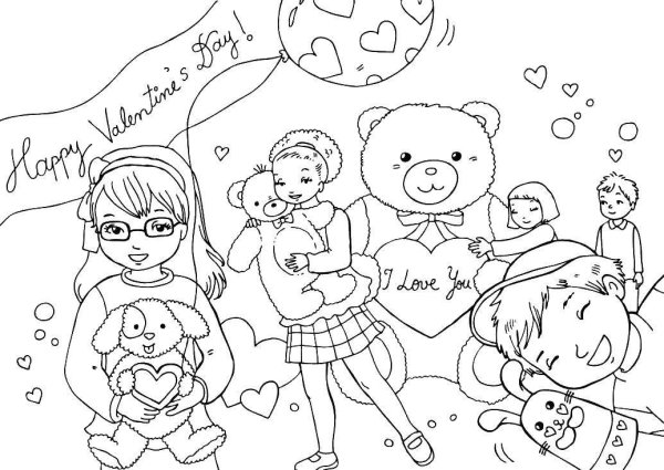 Раскраски ко Дню защиты детей