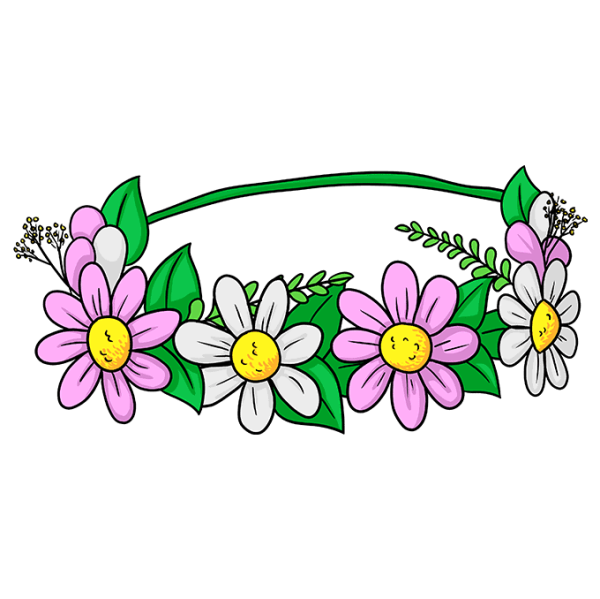 Flower Crown надпись