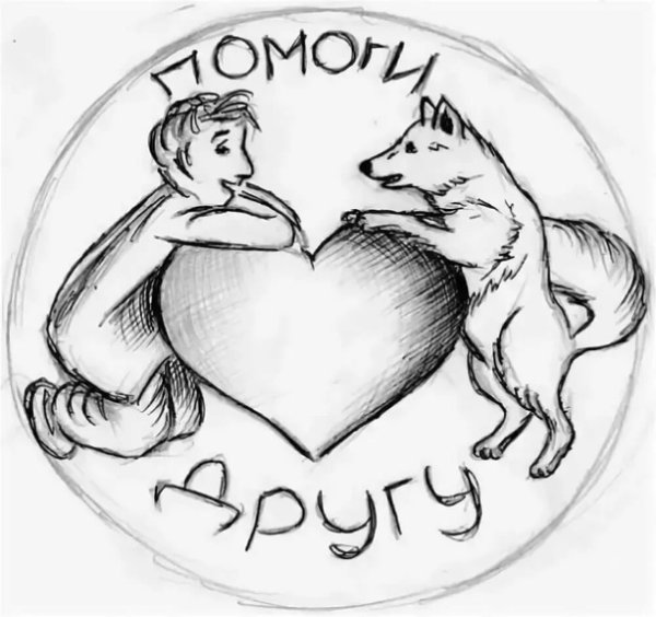 Защита животных рисунок