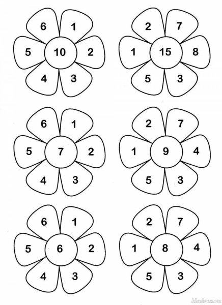 Задания по математике для дош