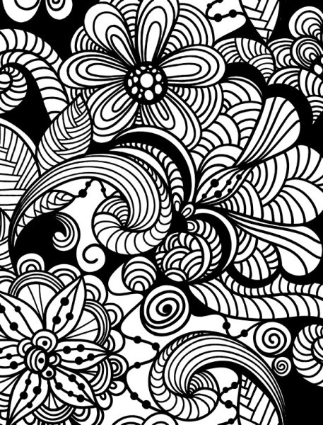 Цветочные дудлы