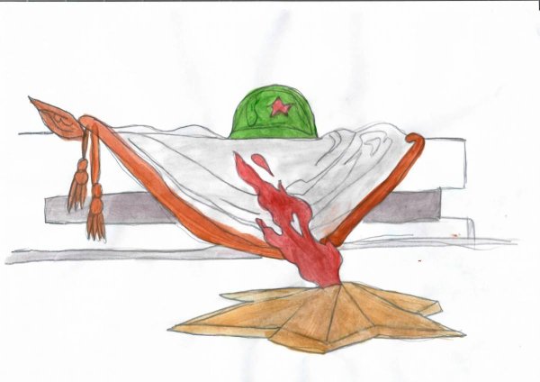 Рисунок на военно патриотическую тему 4 класс