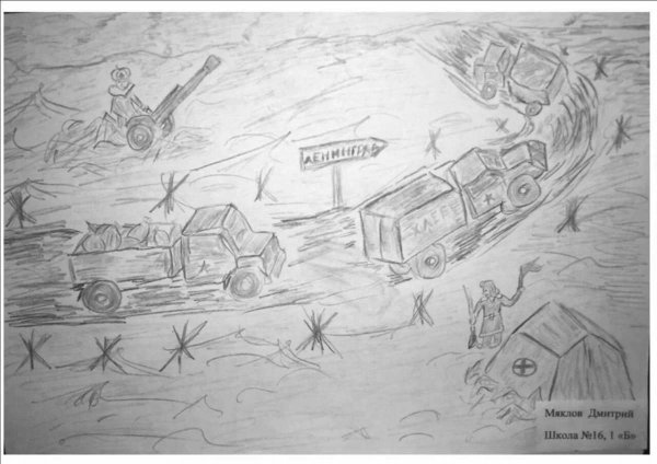 Конкурс рисунков блокадный Ленинград