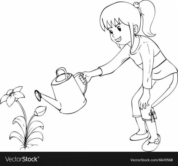 Дудочка и кувшинчик раскраска