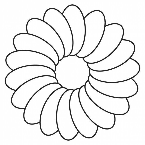 Ромашки для печати шаблон