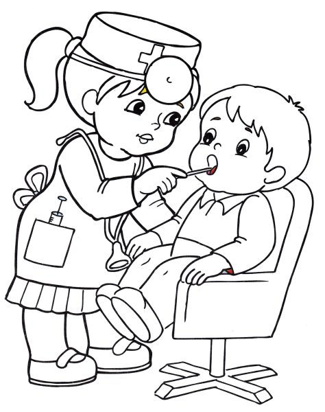 Раскраска. Профессии