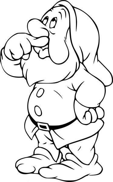 Гном Чихун раскраска