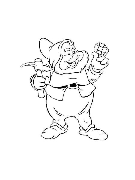 Гном Чихун раскраска