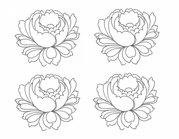 Жостово роспись эскиз