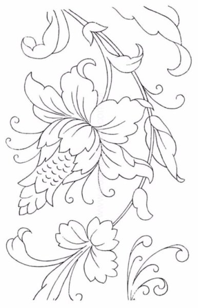 Петриковская роспись трафареты для росписи