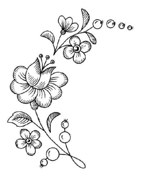 Вышивка гладью схемы