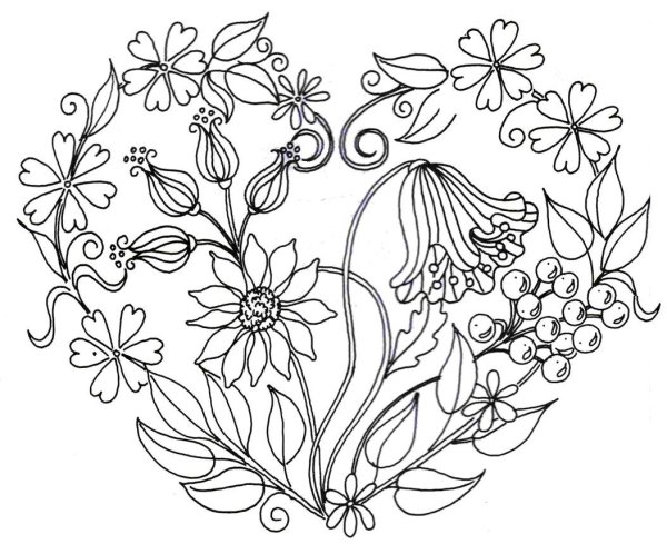 Узоры для вышивки гладью