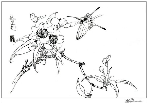 Раскраски в стиле китайской живописи