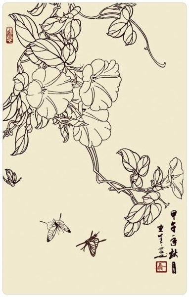 Гунби Вьюнок контур