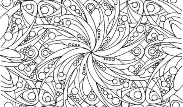 Абстрактные раскраски