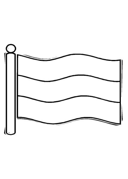 Флаг России раскраска