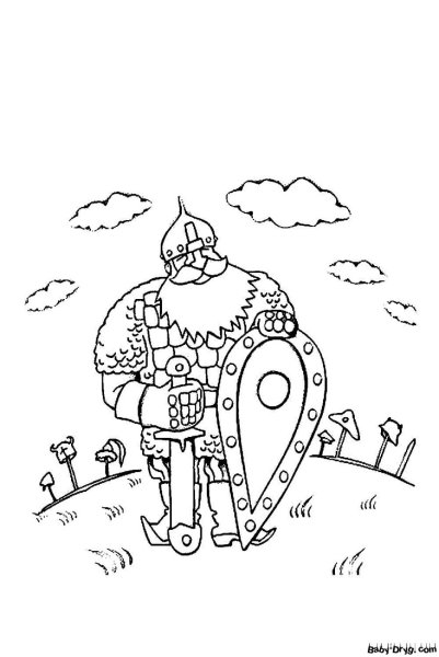 День России раскраски для детей