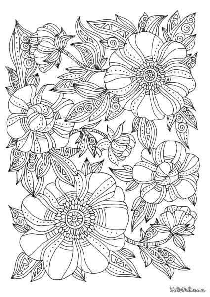 Раскраски антистресс увет