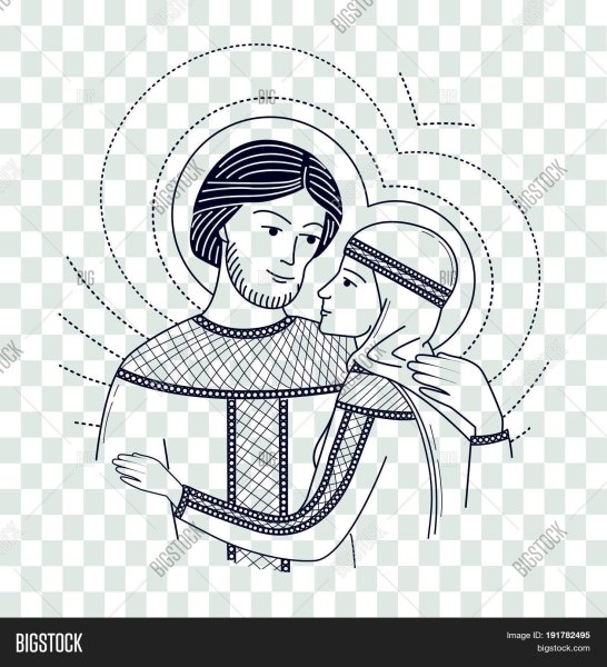 Петр и Феврония силуэты