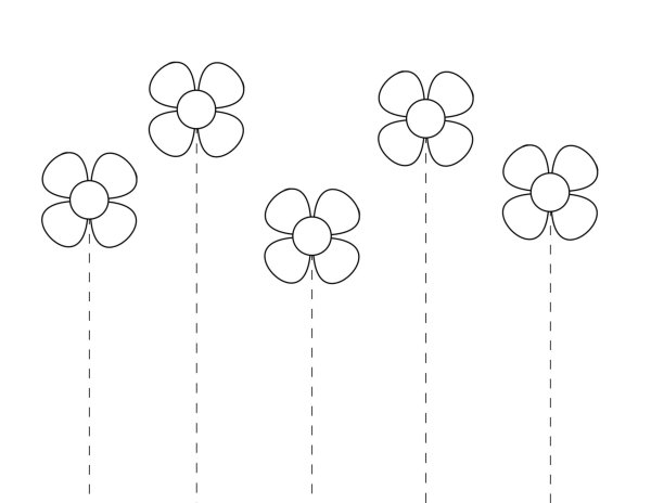 Линии для детей 3-4 лет