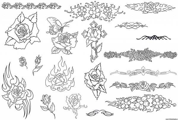 Тату эскизы