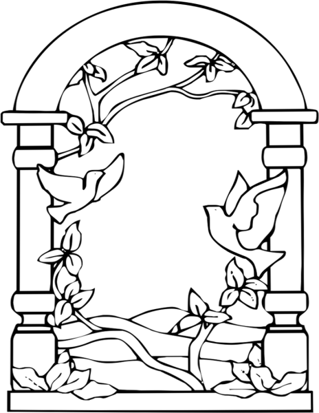 Арка раскраска для детей