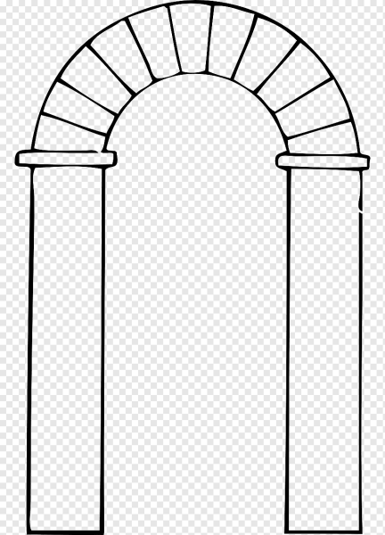 Арка трафарет