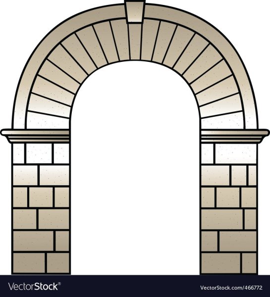 Арка вектор силуэт