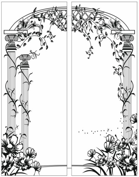 Виноградная лоза арка пескоструй