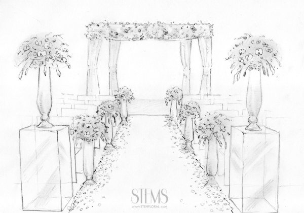 Эскизы свадьбы